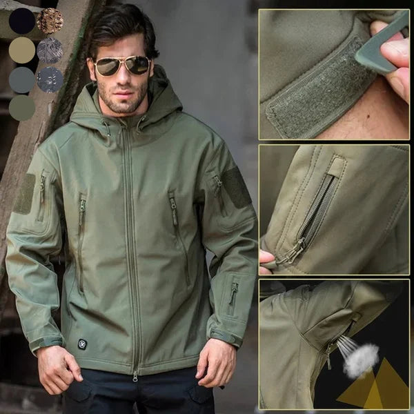 Engelbert Heren Softshell Militair Jack