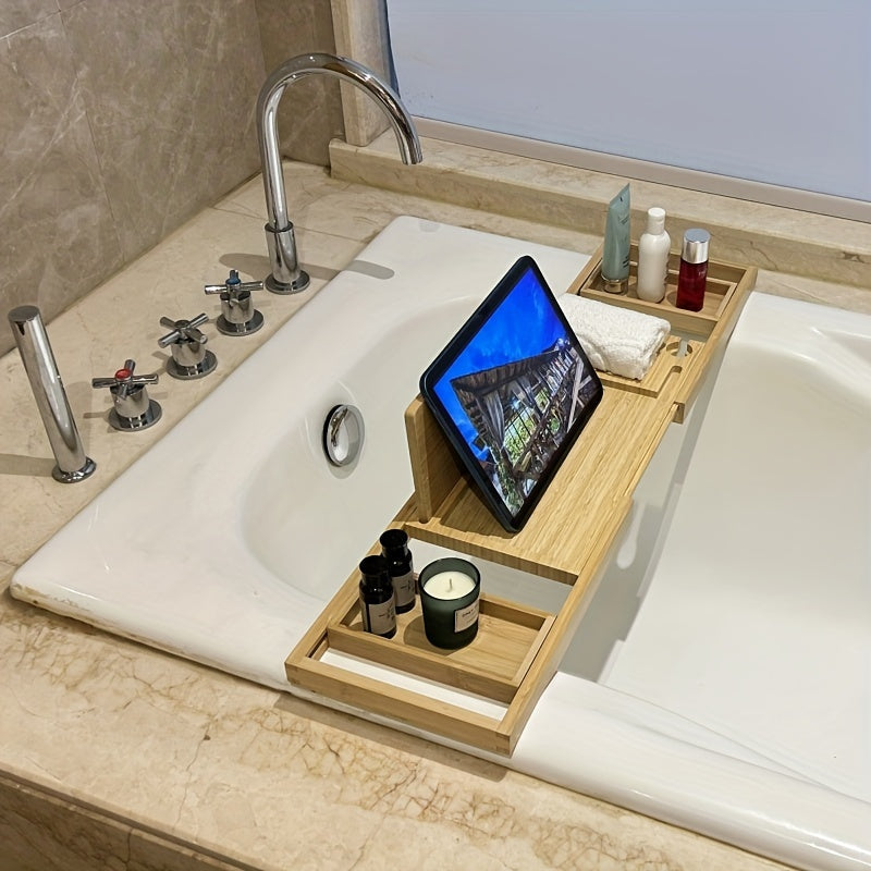 Luxe Bamboe Badkuip Tray - ZenBath