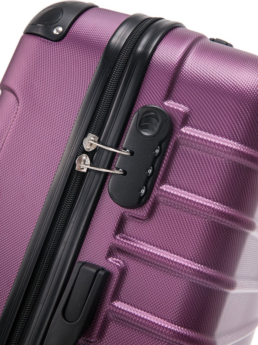 2-Delige Hardshell Kofferset – Bordeaux