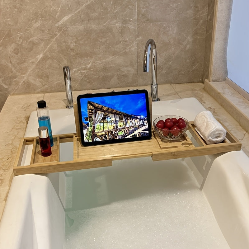 Luxe Bamboe Badkuip Tray - ZenBath