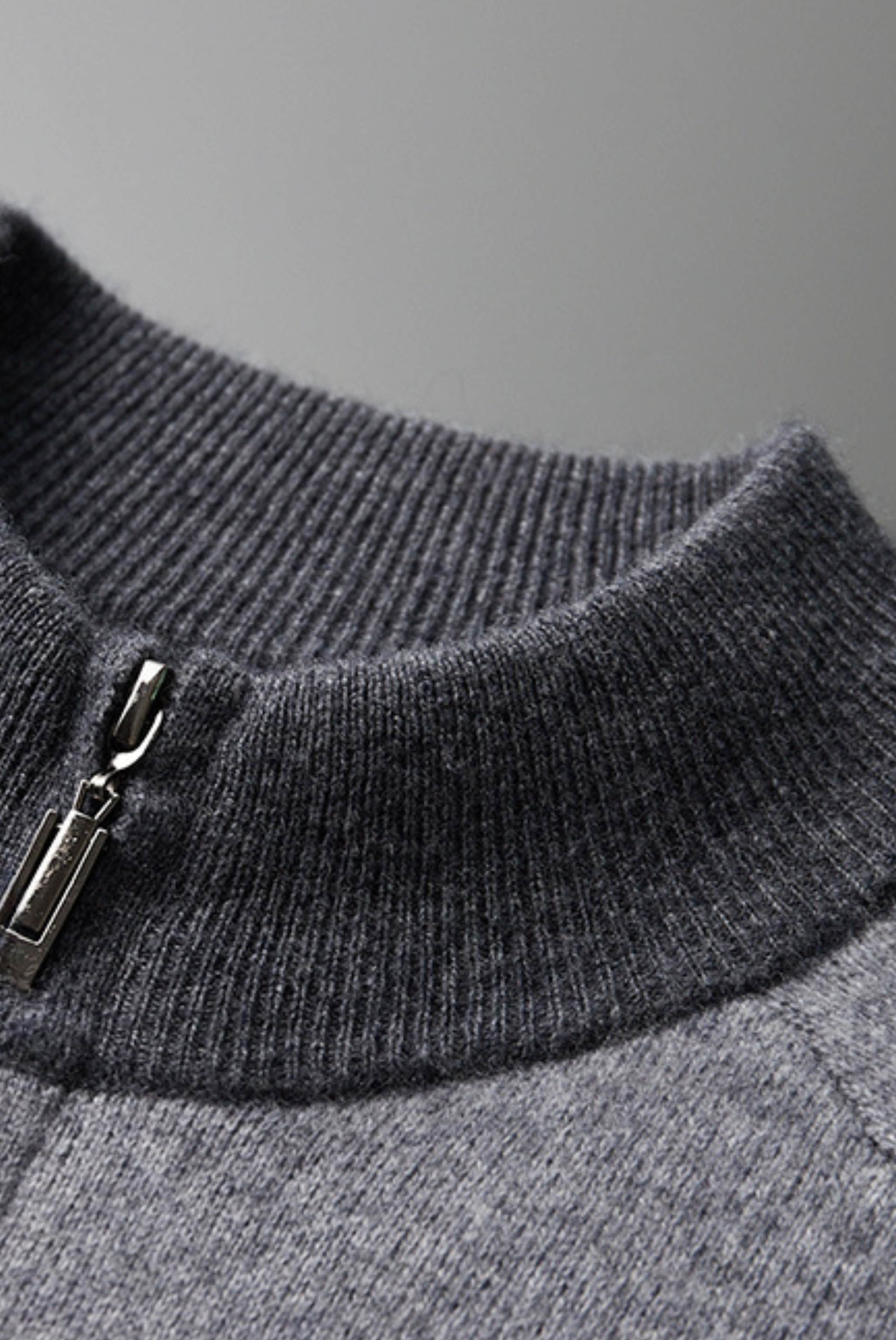 Grijze Kasjmier Merinowol Set – Vittore