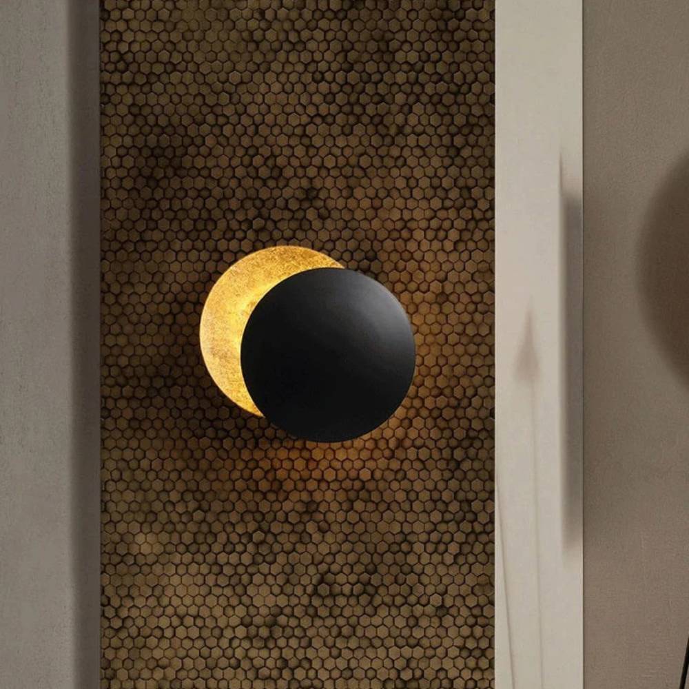 Wandlamp met Magische Maangloed - Lunora