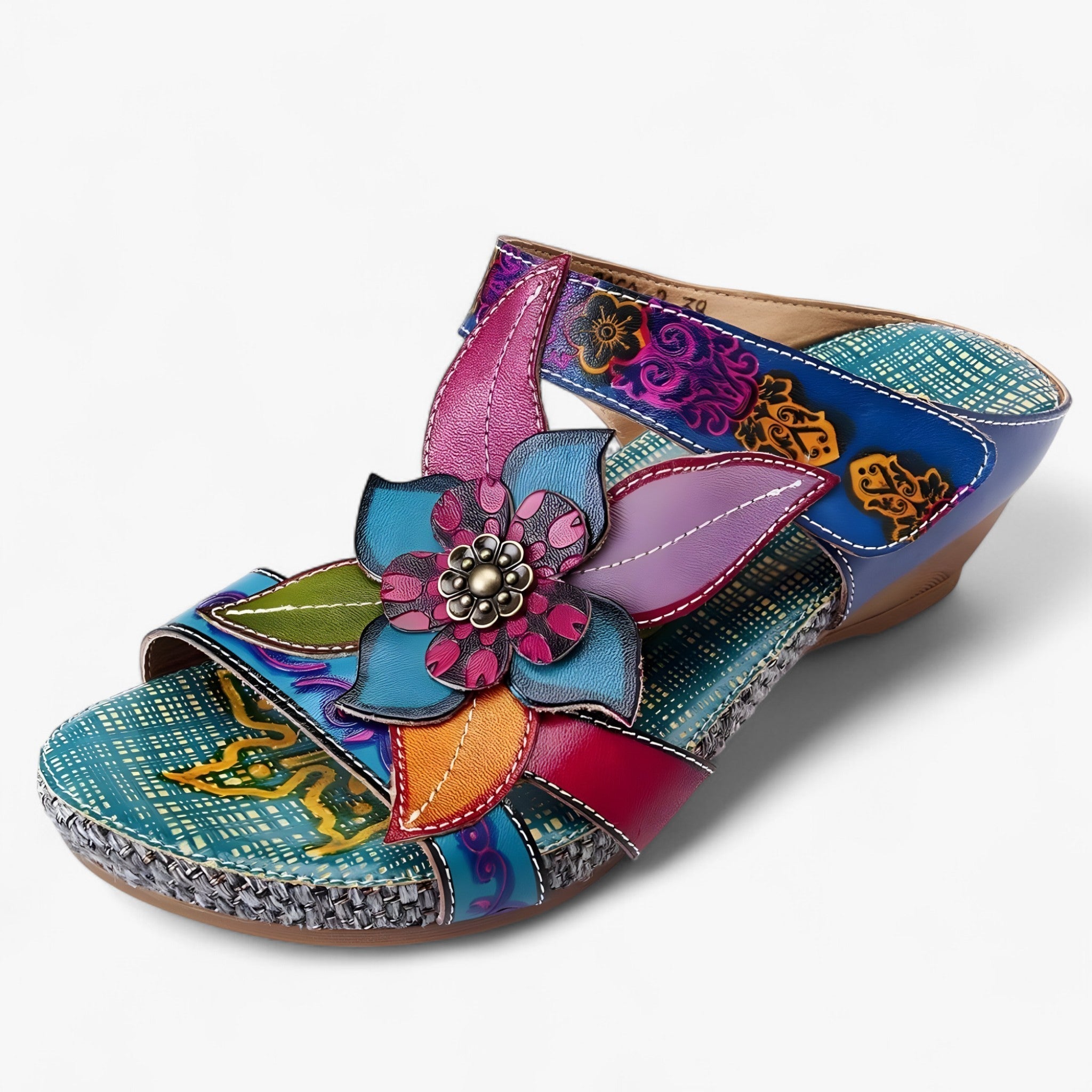 Boho sandalen voor dames met gevlochten banden – BohoStep Dolly