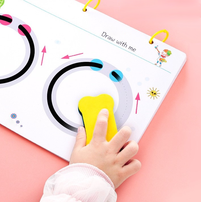 Herbruikbaar Overtrek Schrijfwerkboek Set - Pip