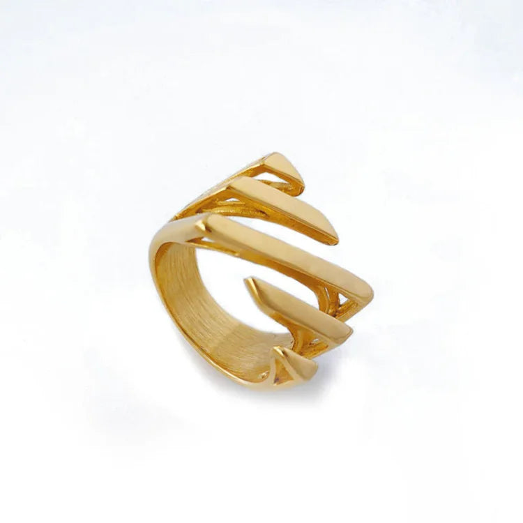 Gelaagde Gedraaide Ring - Amaris