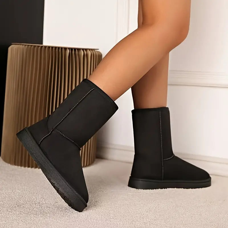 Warme Slip-On Boots met Fleecevoering - Aria