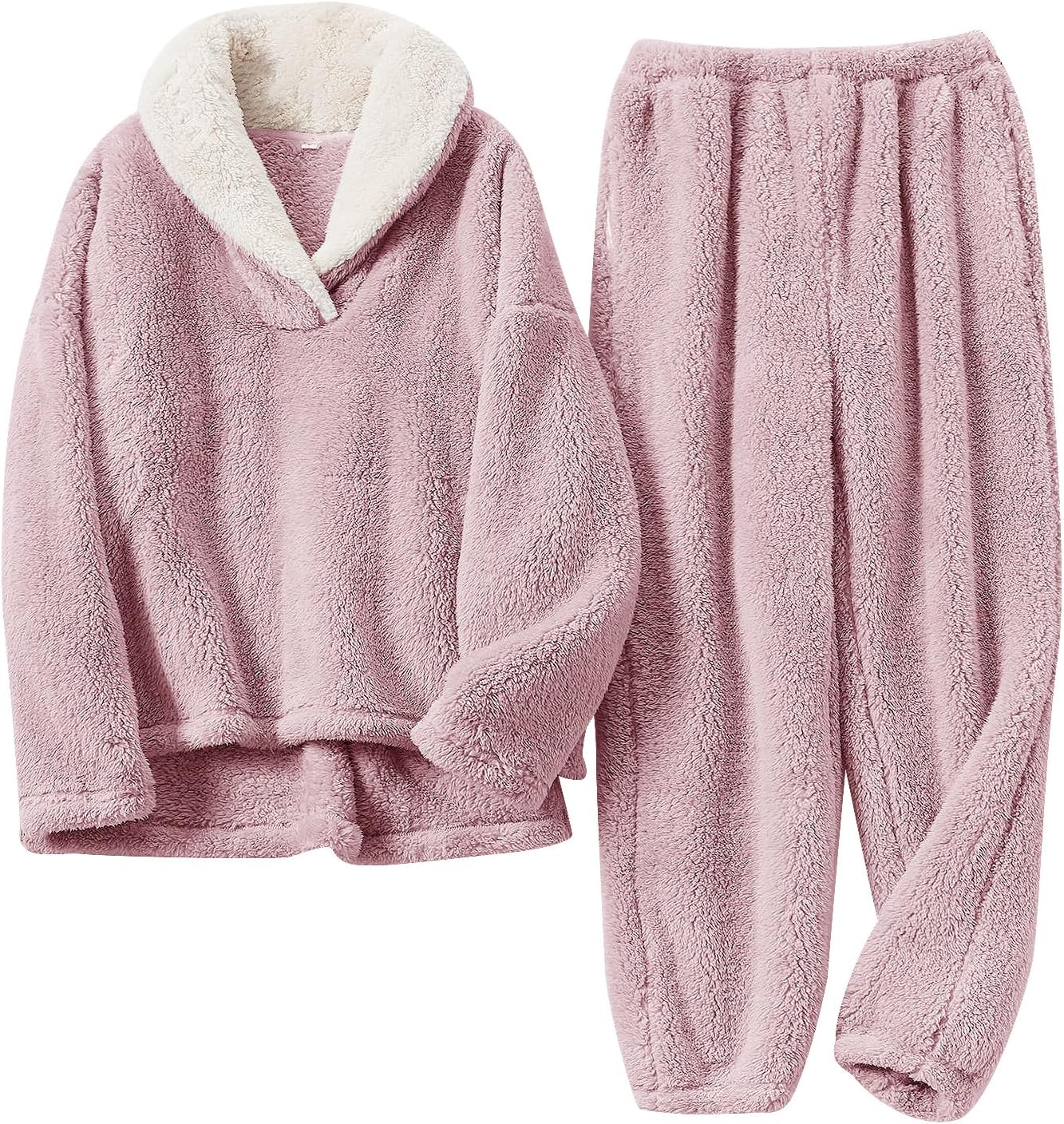 Fluffy Pyjama Set voor Dames - CozyPlush