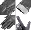 Winter Touchscreen Handschoenen van Suède Leer - Victor