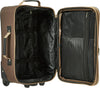 2-delige Zachte Koffer Set met Handbagage Tas & Soepele Wielen