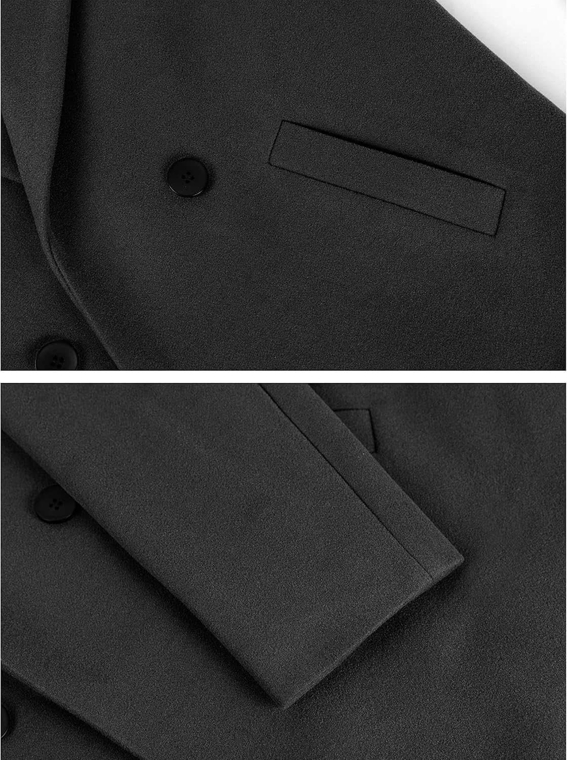 Dames Winter Wollen Jas met Notch Revers - Sofia