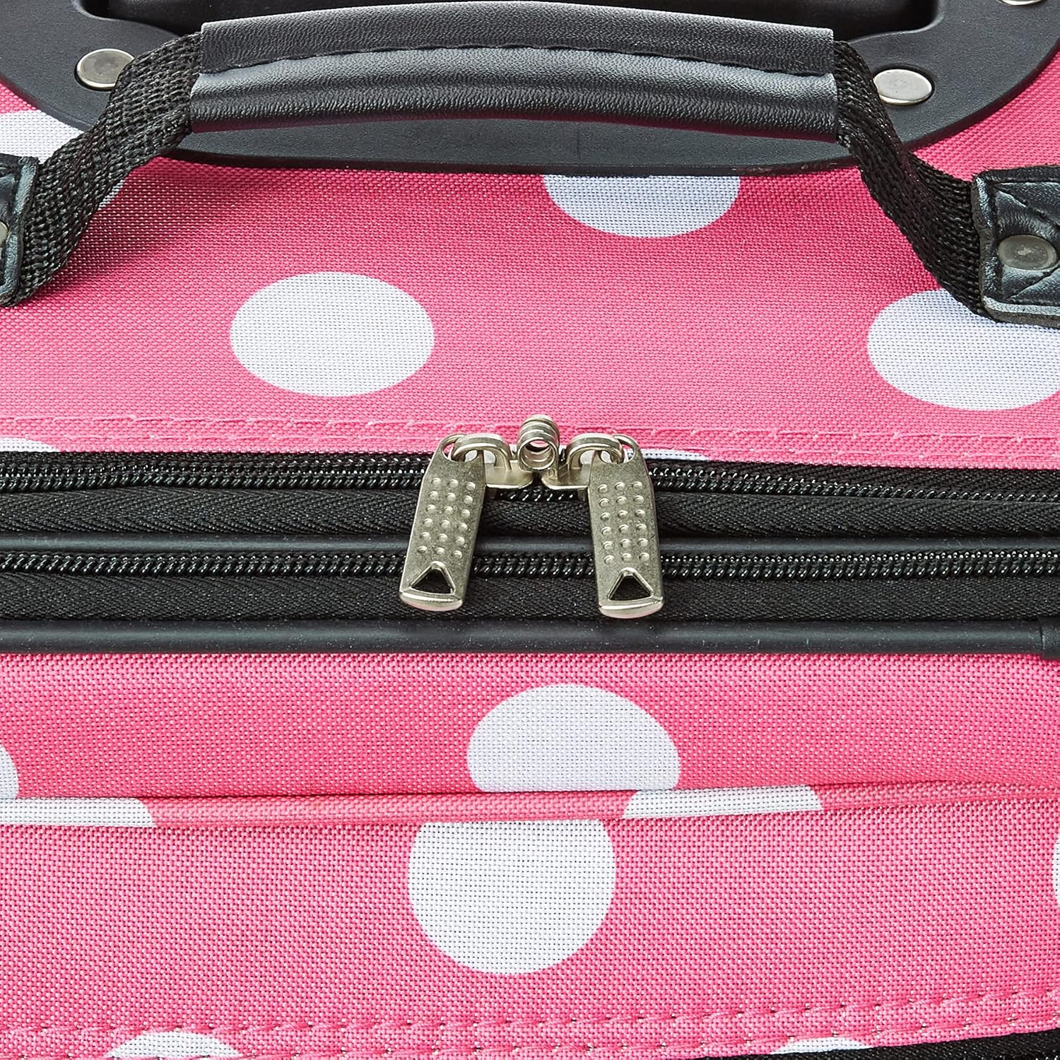 2-delige Zachte Koffer Set met Handbagage Tas & Soepele Wielen