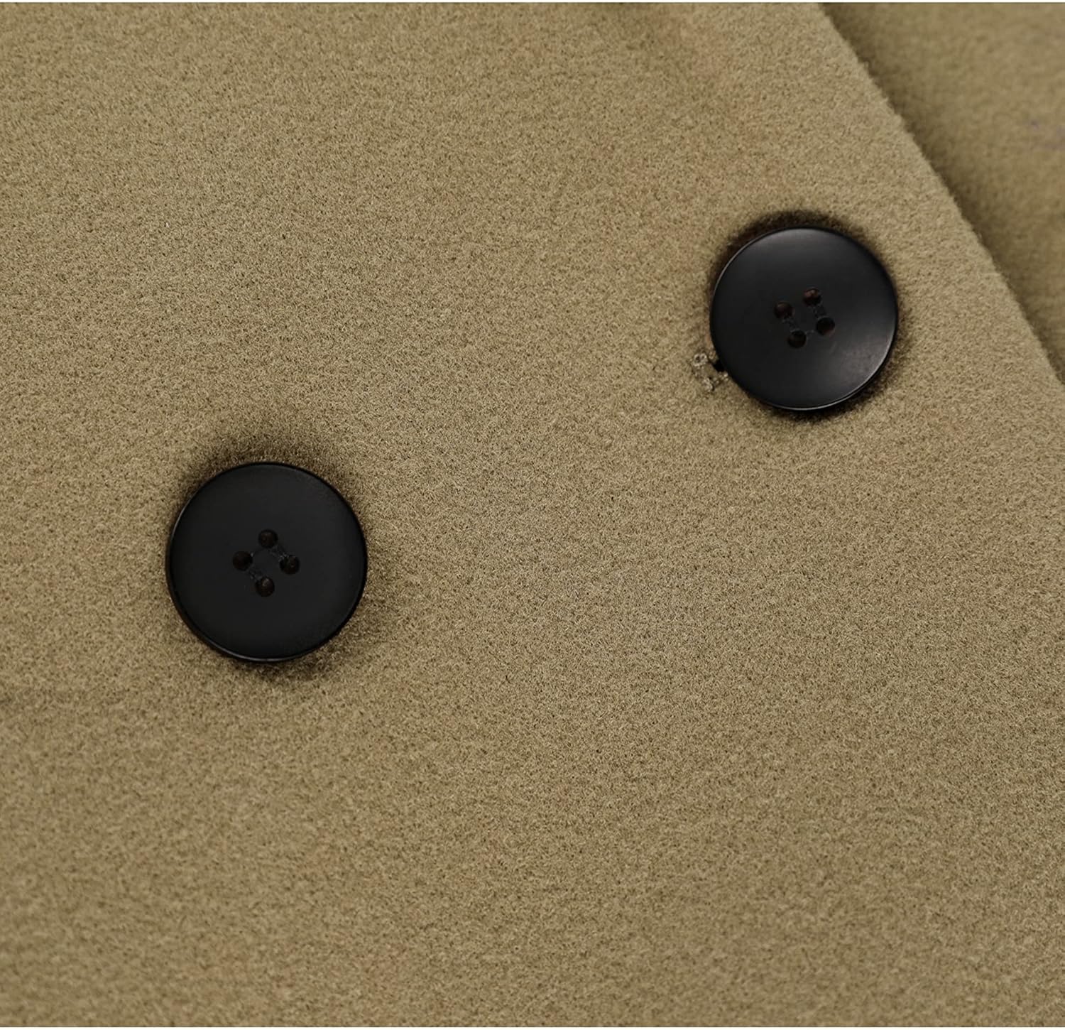 Dames Winter Wollen Jas met Notch Revers - Sofia