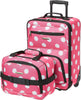 2-delige Zachte Koffer Set met Handbagage Tas & Soepele Wielen
