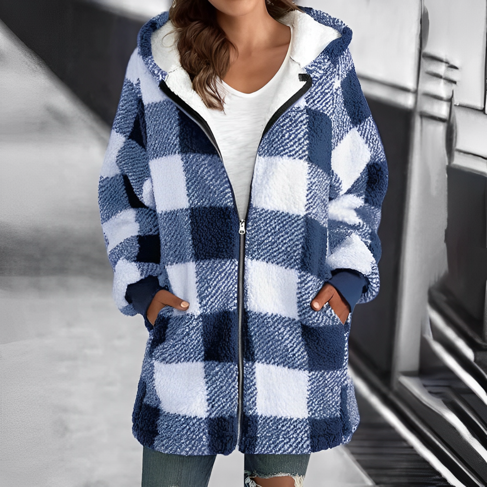 Dames Jas met Capuchon - Camila