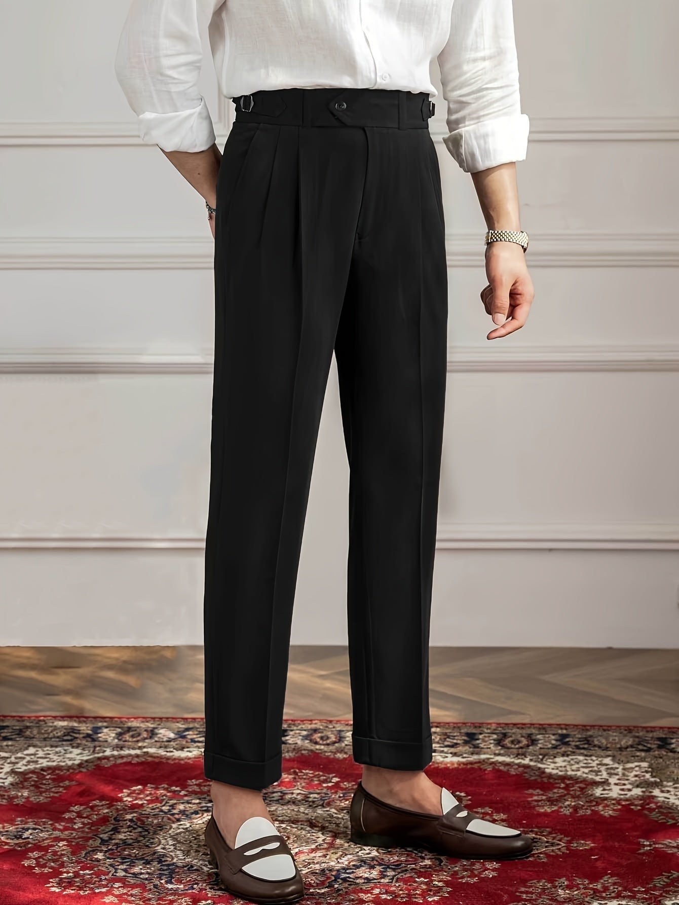 Lichtgewicht Zwarte Businessbroek voor Heren - Finn