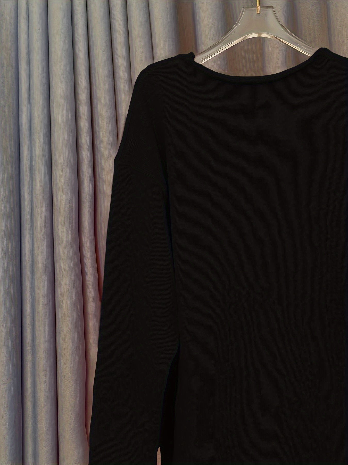 Oversized Dames Trui met V-hals & Patronen – Alenia