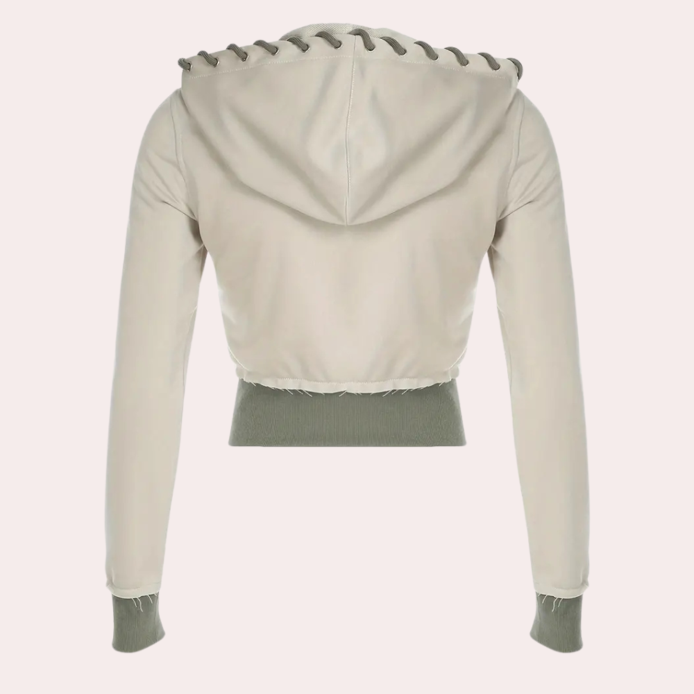 Modieus Damesvest met Capuchon - Elise