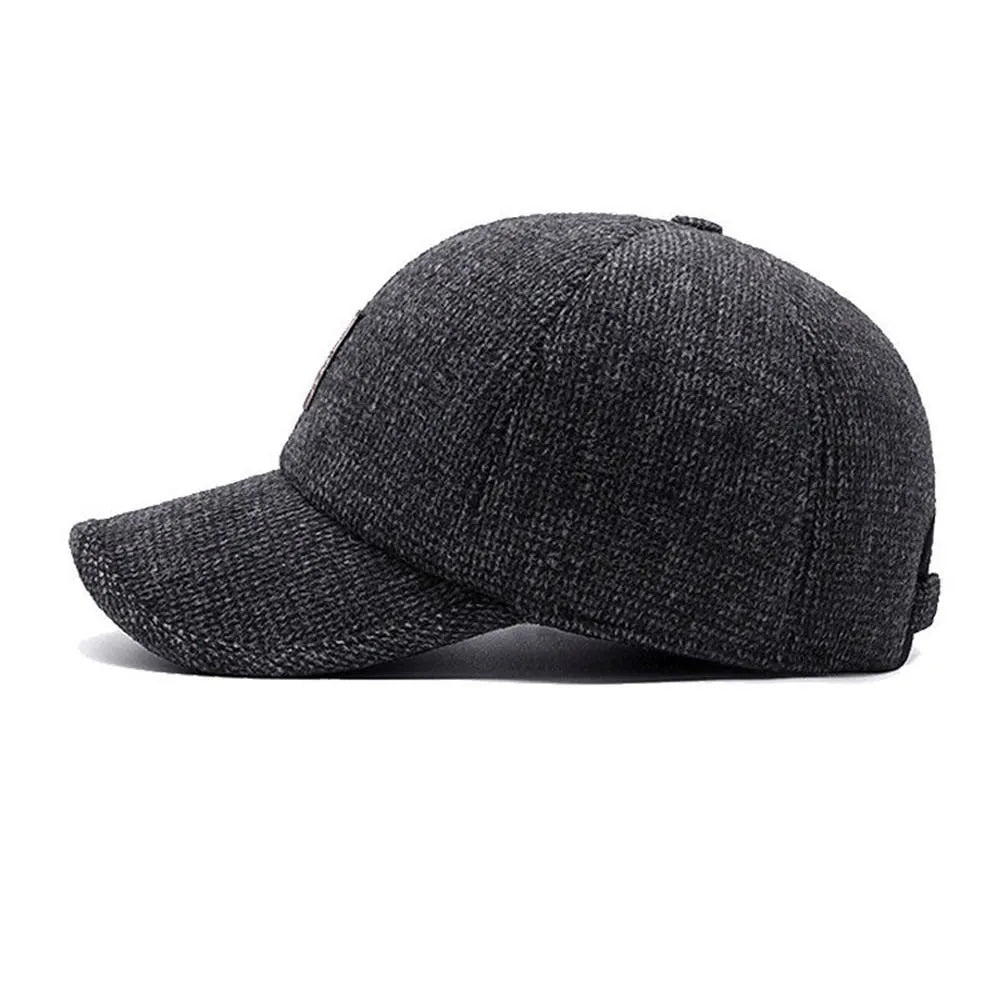 Classic Winterpet | Nostalgische wollen snap cap