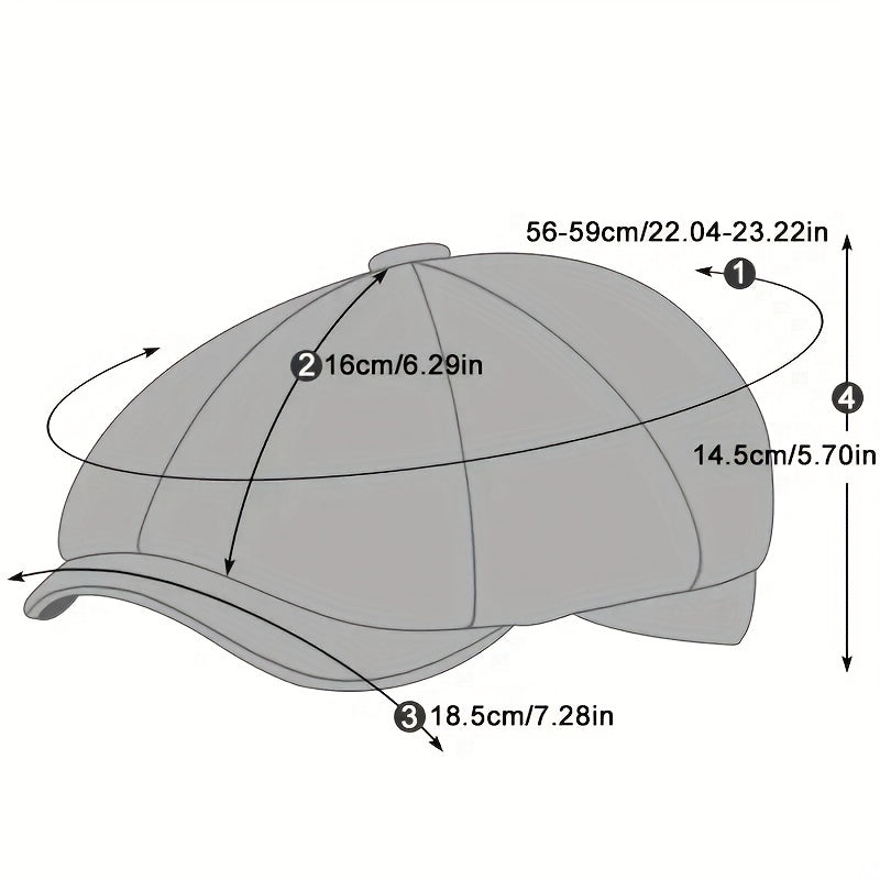 Luchtige retro herenpet voor de lente en de zomer – Alfie