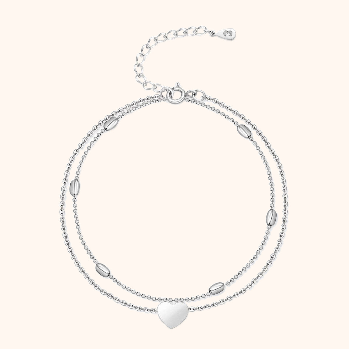 Stijlvolle Hartjes Enkelband - Fiora