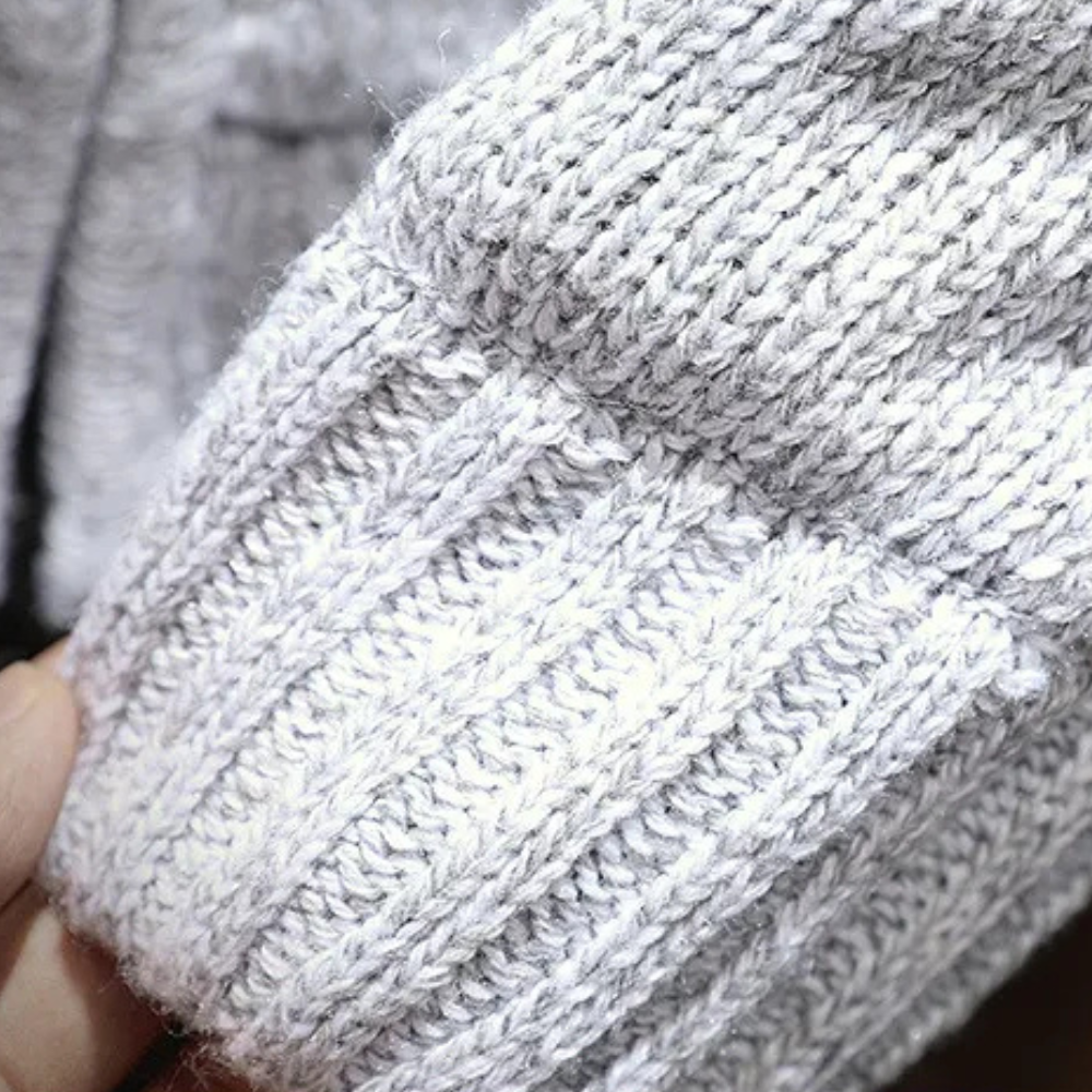 Klassiek Gebreid Vest met Capuchon voor Heren - Milan