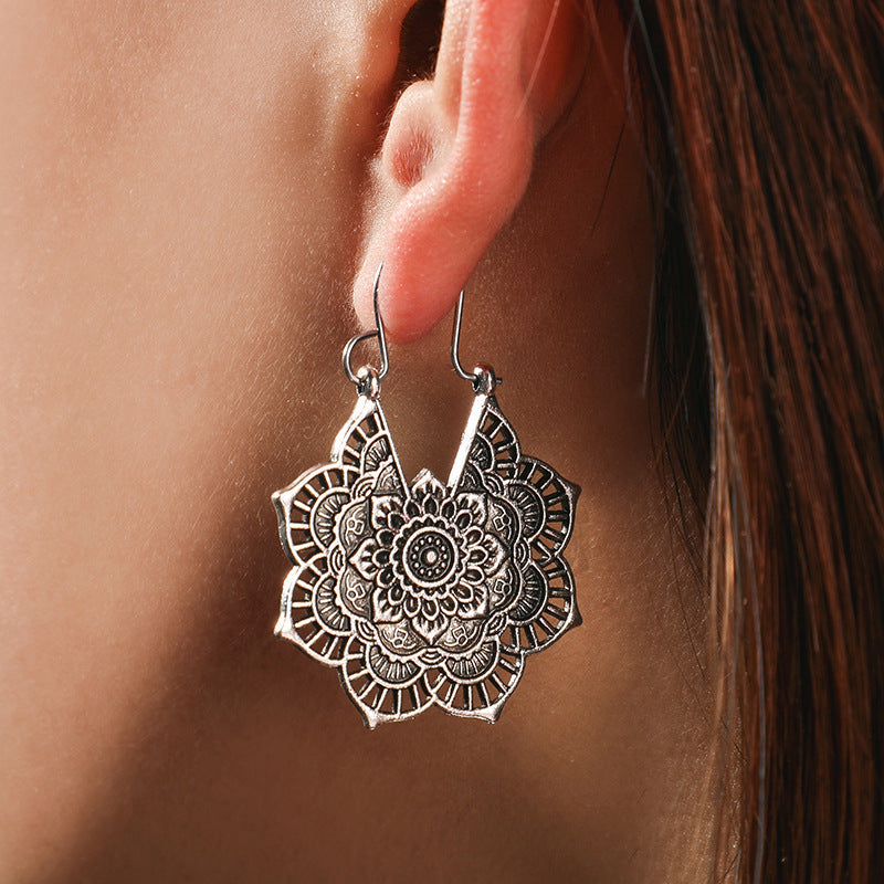 Lotus Mandala Oorbellen - Levana