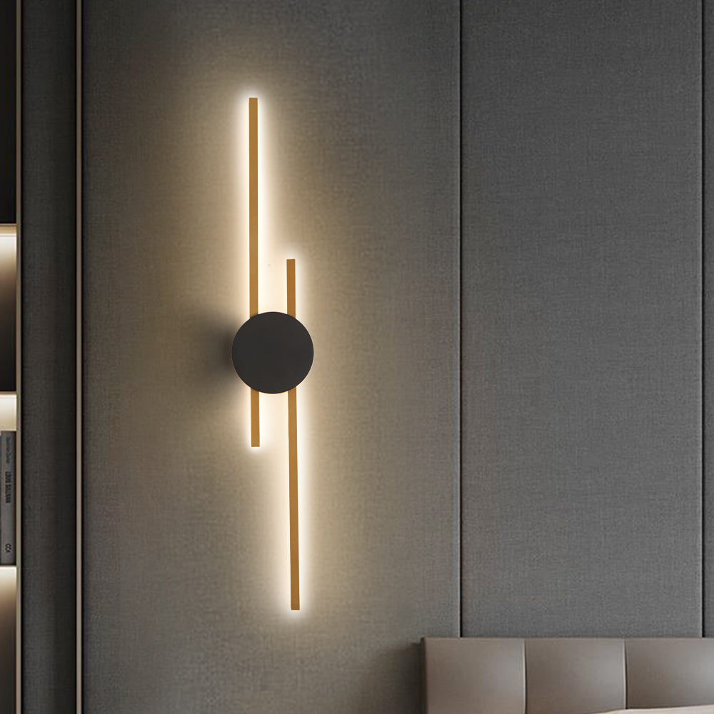 Moderne Industriële LED Wandlamp - LumoGlow