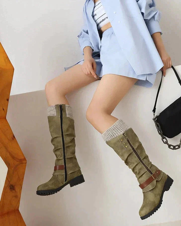 Modieuze Hoge Dameslaarzen - Isabella