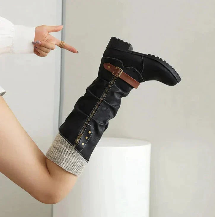 Modieuze Hoge Dameslaarzen - Isabella