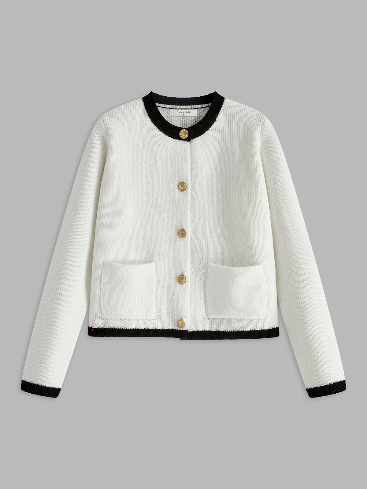 Contrast Trim Vest voor Dames - Serena