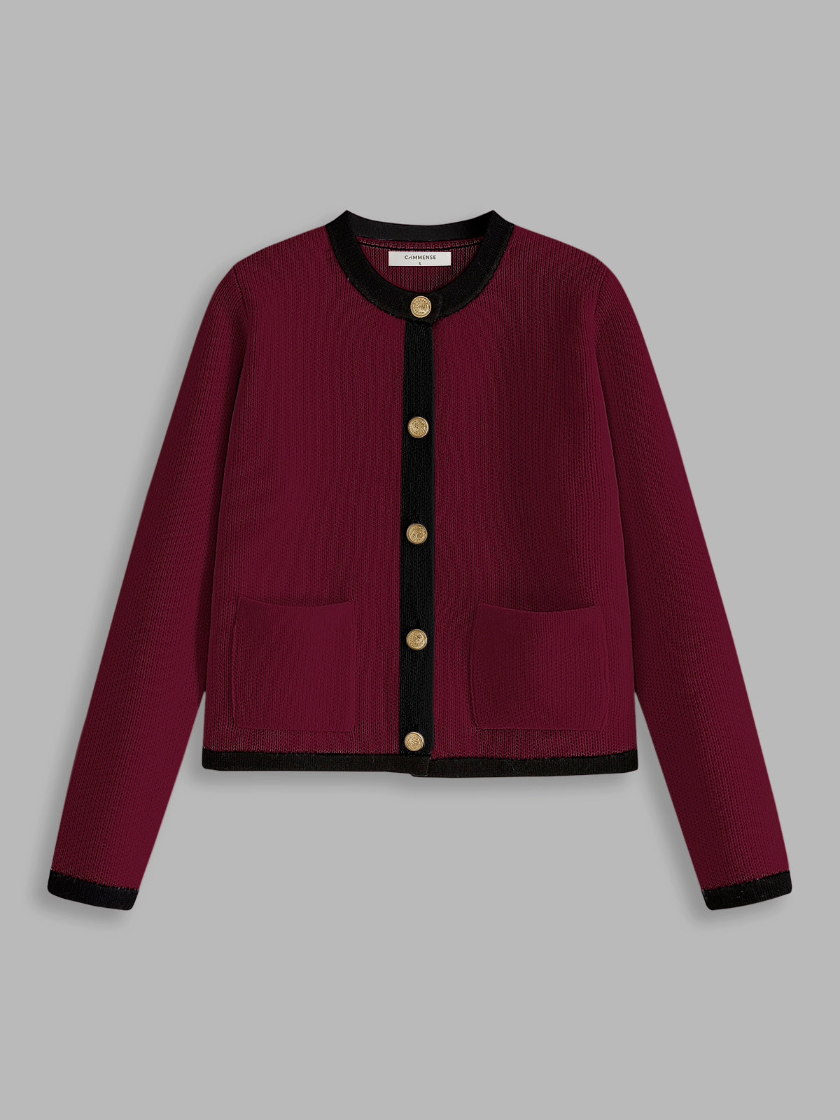 Contrast Trim Vest voor Dames - Serena