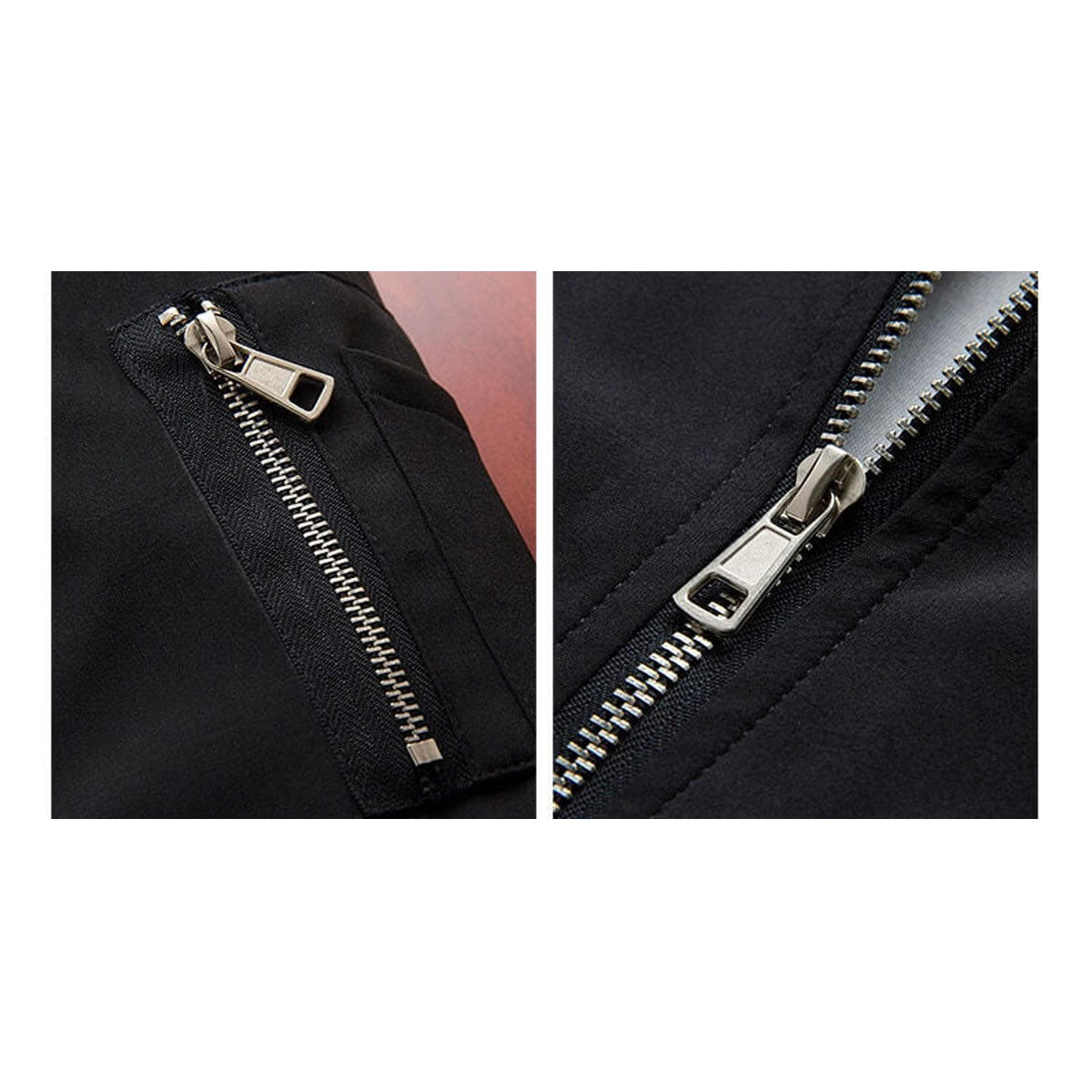 Lichte & trendy heren bomberjack met rits - Jaron