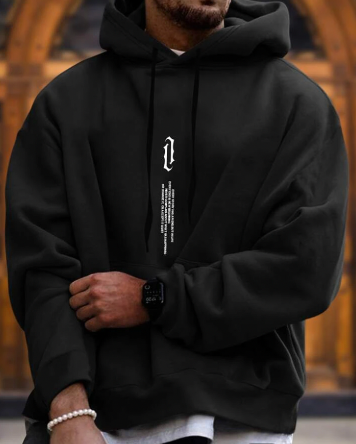 Tijdloze Heren Hoodie – Jace