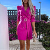 Blazer jurk met riem