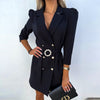 Blazer jurk met riem