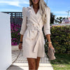 Blazer jurk met riem