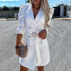 Blazer jurk met riem
