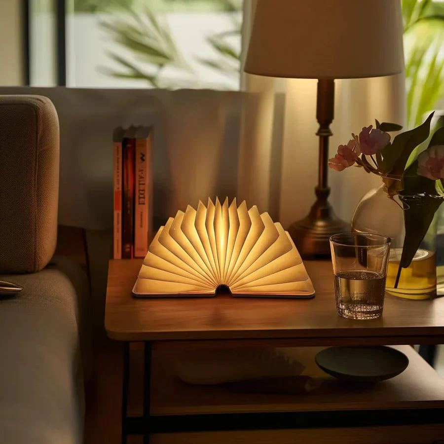 Opvouwbare Boekenlamp met Warme LED-Verlichting - StoryGlow