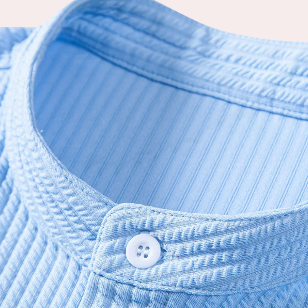 Stijlvol Overhemd met Korte Mouwen voor Heren - Victor