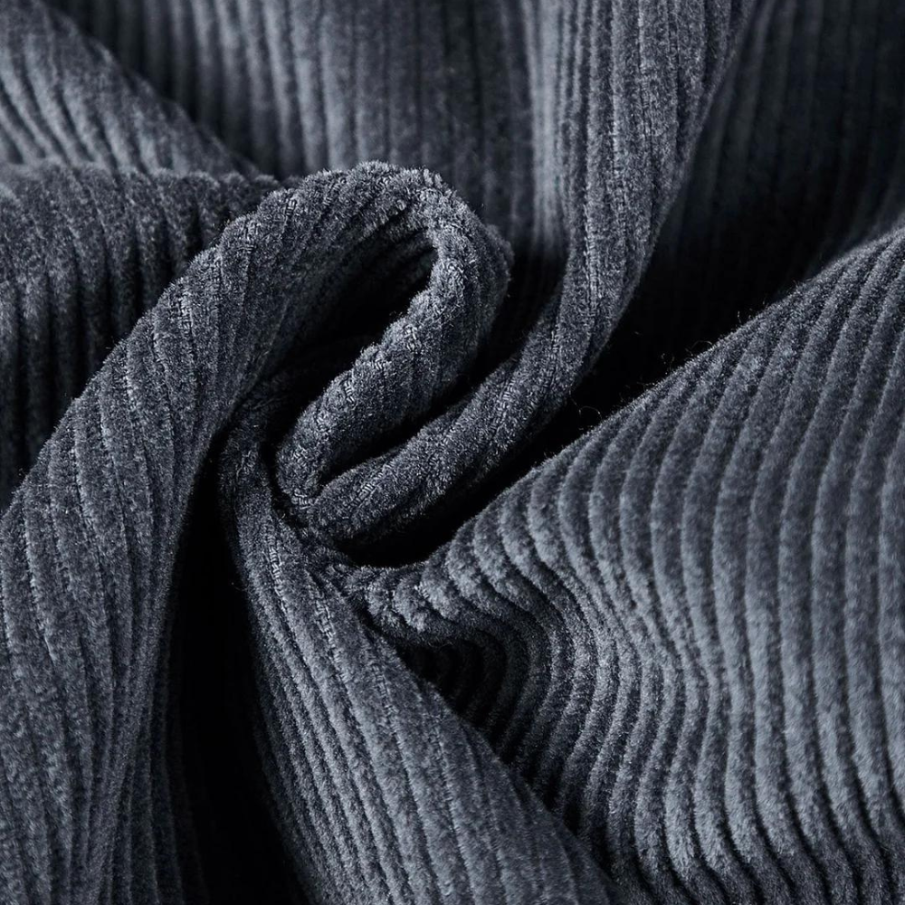 Comfortabele Grijze Corduroy Jas - Rover