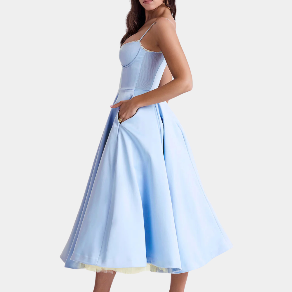 Modieuze Midi-Jurk - Elena