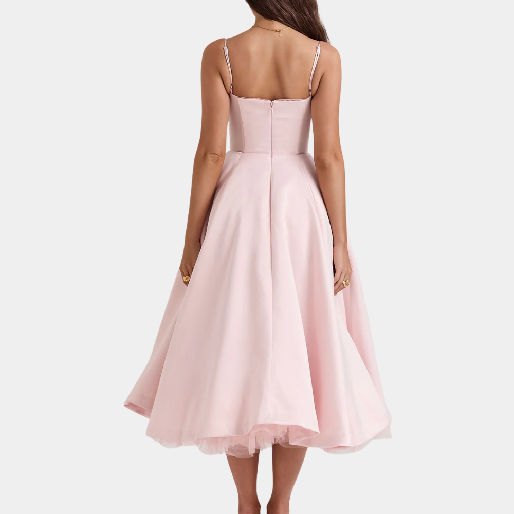 Modieuze Midi-Jurk - Elena