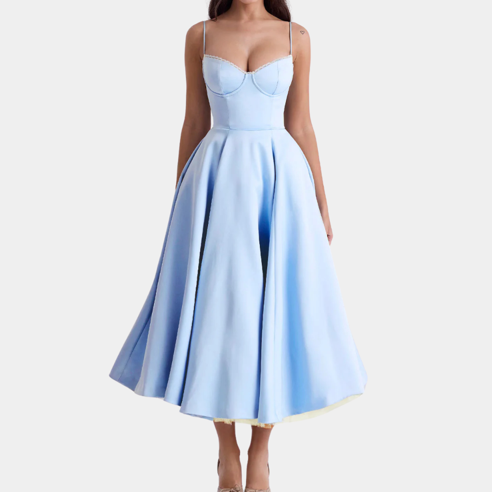 Modieuze Midi-Jurk - Elena