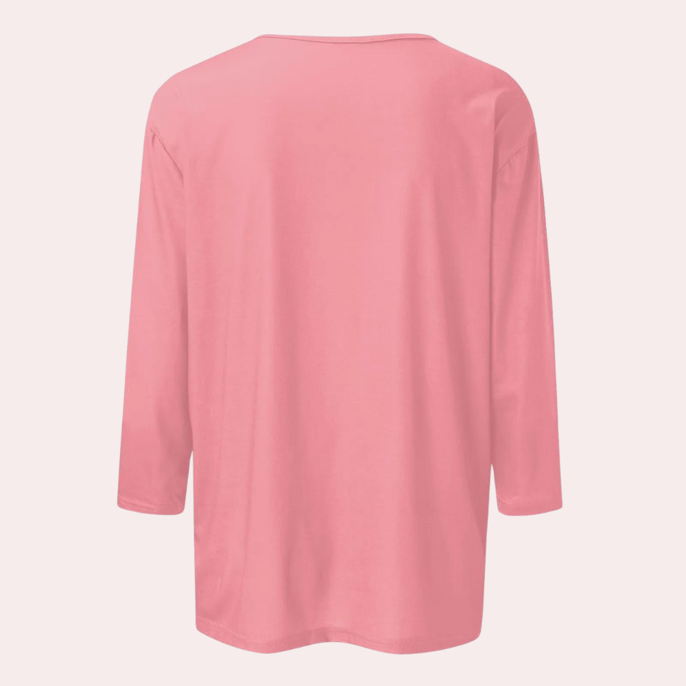 Trendy Dames Shirt met Lange Mouwen - Livia