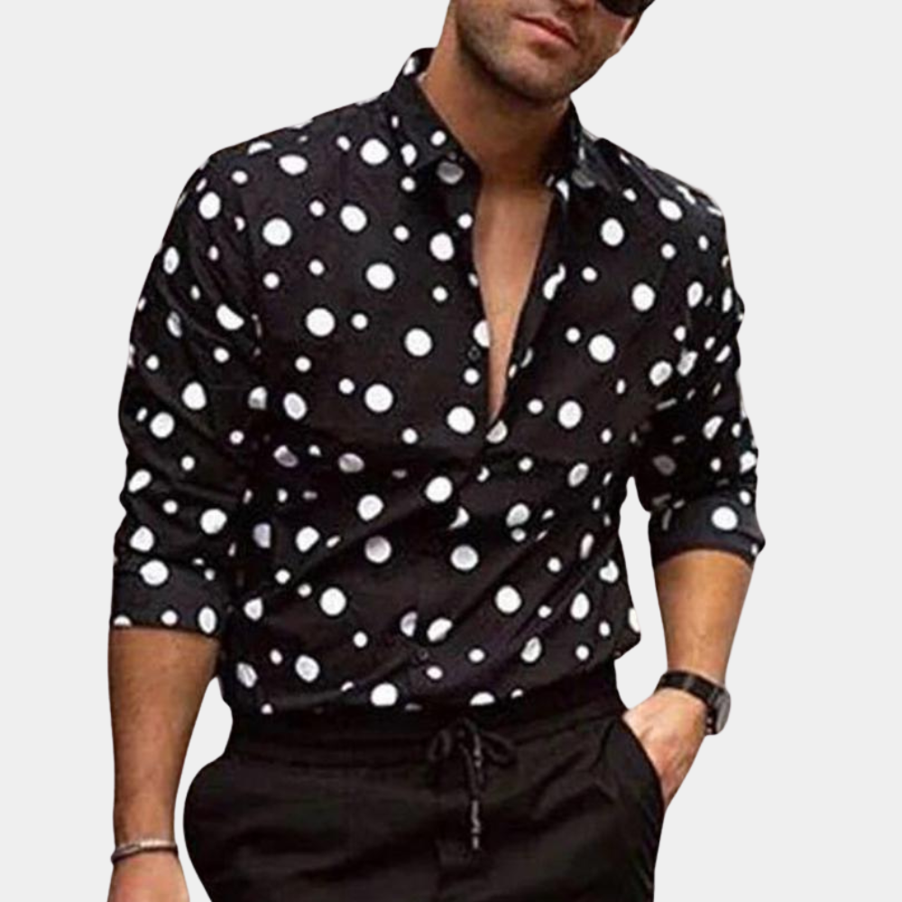 Stijlvol en Trendy Herenoverhemd - Polka Dot