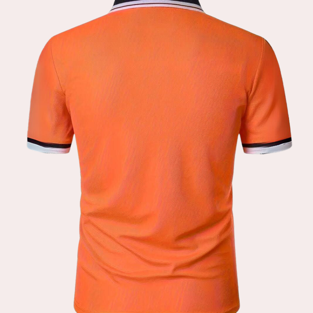 Stijlvol Oranje Heren Polo - Jules