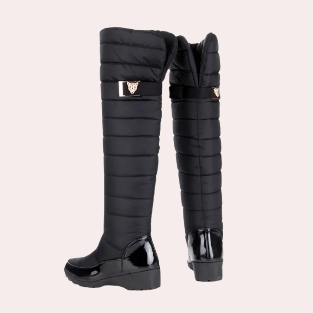 Warme Overknee Laarzen met Tijdloze Stijl - Sofia