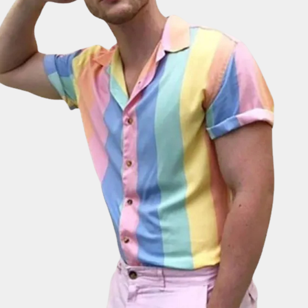 Kleurrijk Gestreept Overhemd voor Heren - Lorenzo