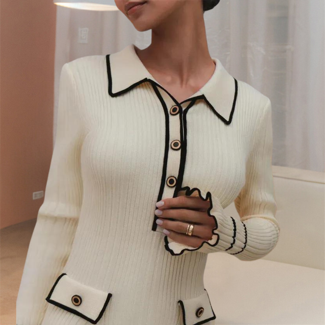 Stijlvolle Jurk met Lange Mouwen - Lina