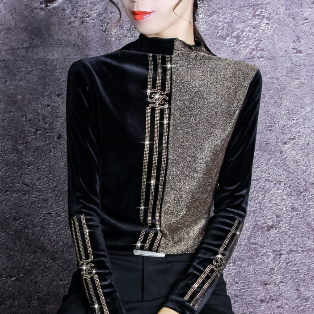 Dames Trui met Hoge Kraag - Elise